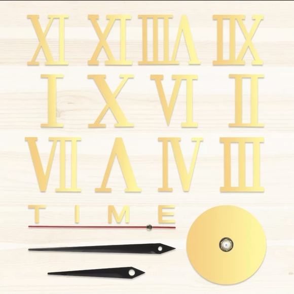 MODERN & STYLISH DIY GOLD WALL ⏰ CLOCK - Picture 7 of 9